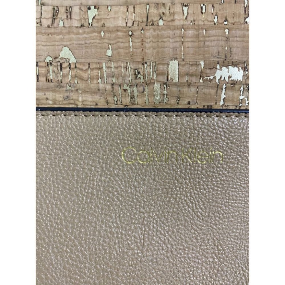 Calvin Klein Tan Large Tote Bag Crossbody Strap - Picture 3 of 12